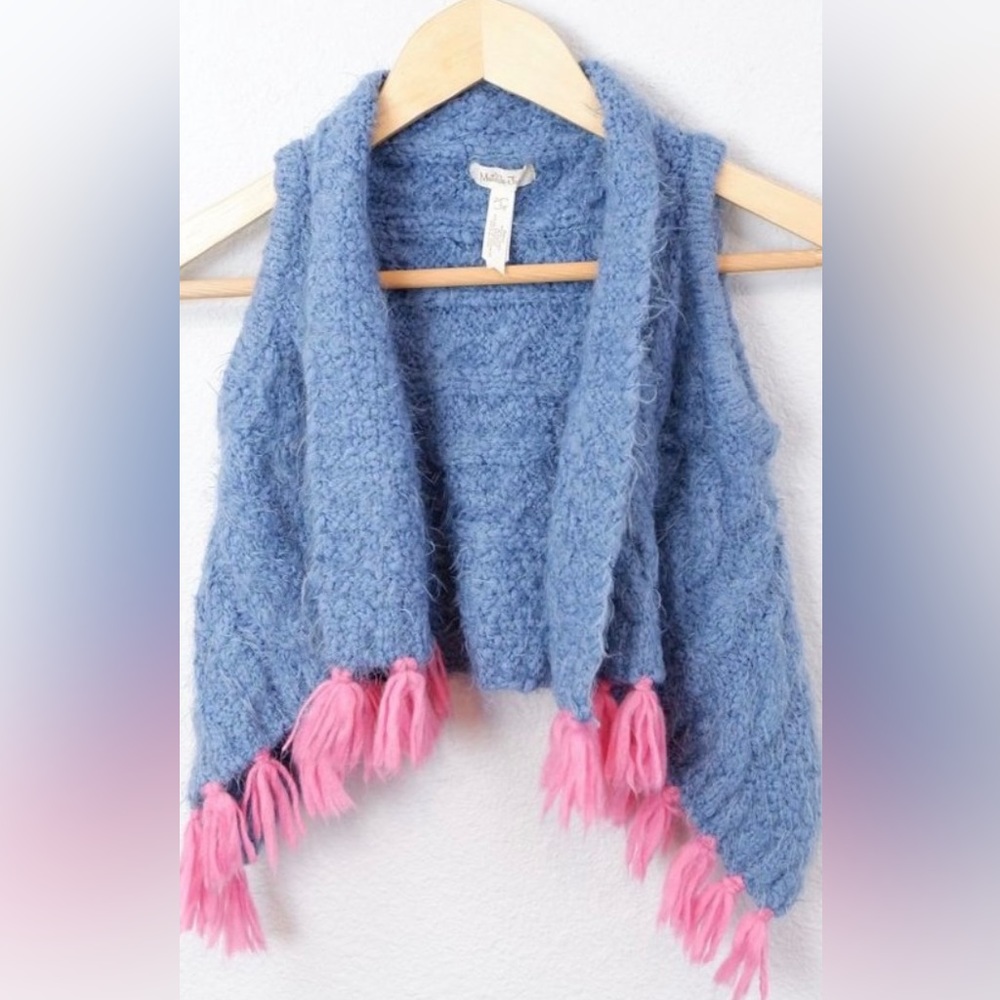 Matilda Jane Make Believe Mirror Image Vest/Sweater Girls Size 6